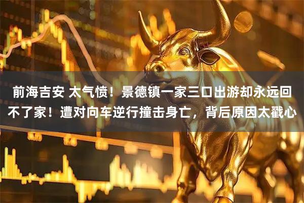 前海吉安 太气愤！景德镇一家三口出游却永远回不了家！遭对向车逆行撞击身亡，背后原因太戳心