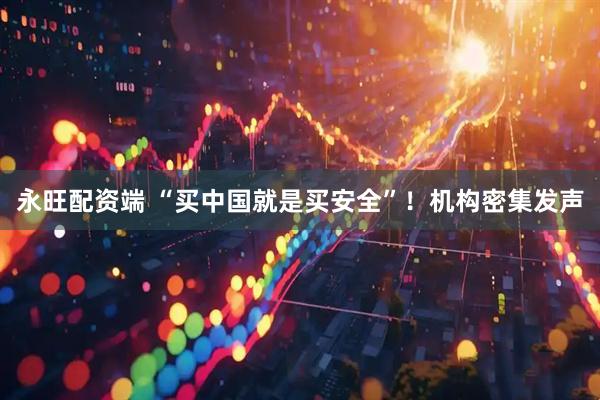 永旺配资端 “买中国就是买安全”！机构密集发声