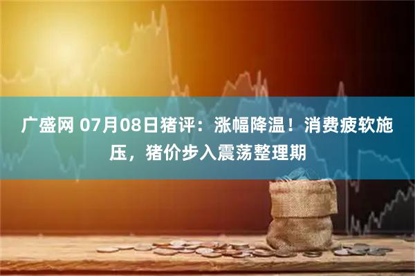 广盛网 07月08日猪评：涨幅降温！消费疲软施压，猪价步入震荡整理期